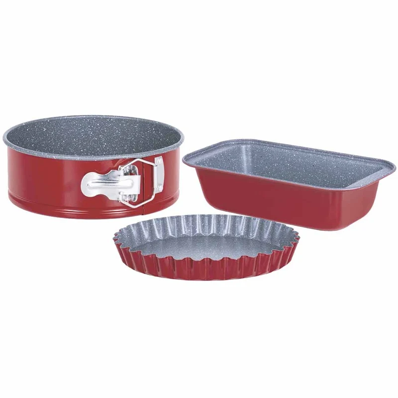Set pasticceria Aetermun 3 pezzi Y00agd0428 Linea Freedom, Rosso Ciliegia