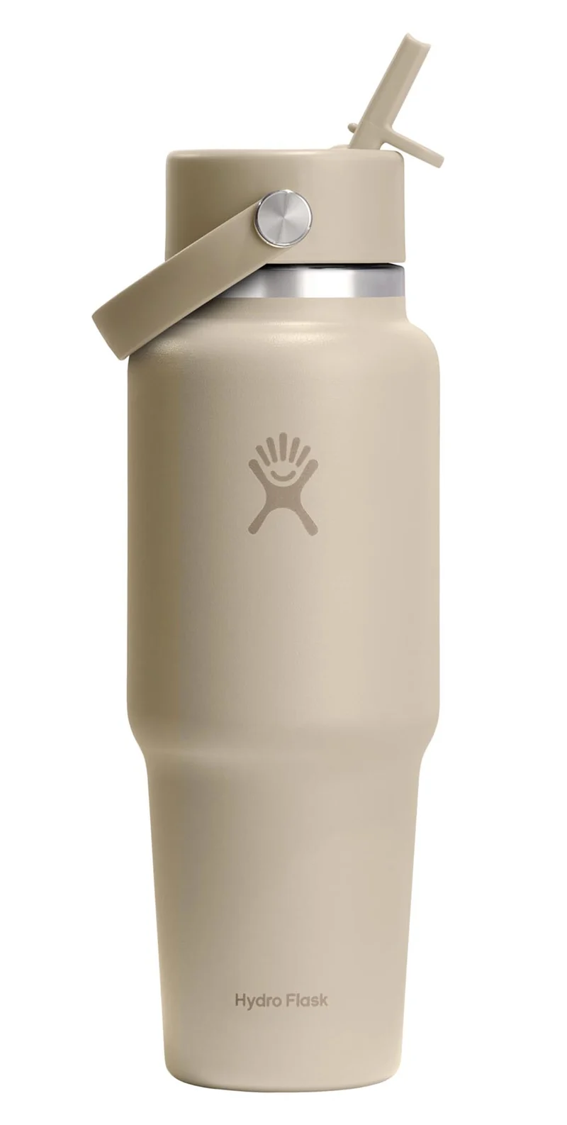 Trinkflasche Travel Wide Flex Deckel Strohhalm 945ml oat