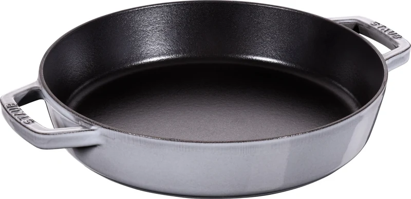 Paella-Pfanne 34 cm, Graphit-Grau, Gusseisen