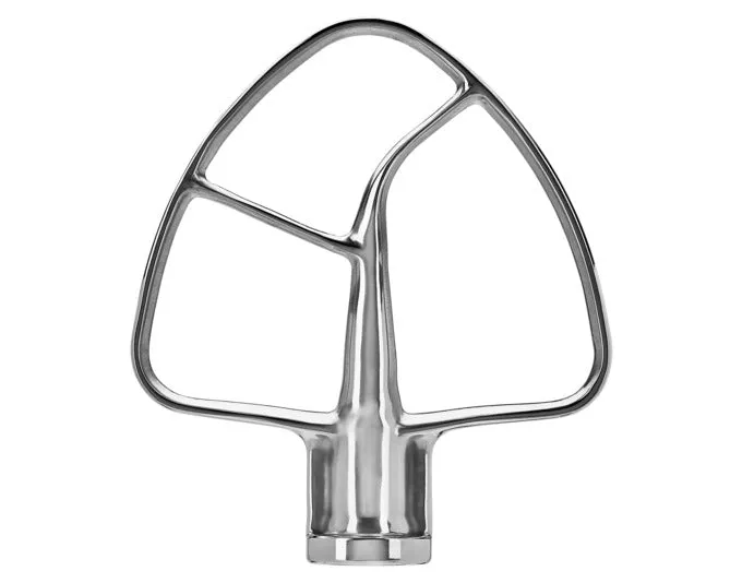 KITCHENAID Flachrührer für mittelgrosse Küchenmaschinen Edelstahl für 5KSM45-KSM185