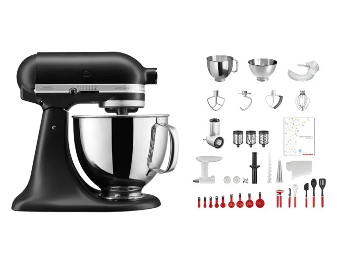 KITCHENAID Küchenmaschinenset Swiss Anniversary KSM200 4.8 l eisenschwarz