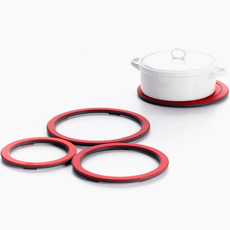 Set de 3 salvamanteles aros OXO