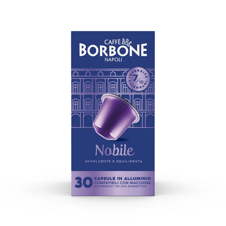 Caffé Borbone - Compatibile Nespresso Alluminio Nobile 30 Capsule