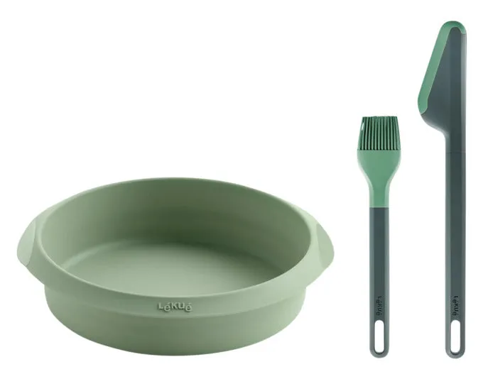 LÉKUÉ Set 3-teilig für Heissluftfritteuse