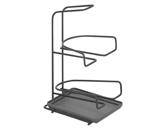 METALTEX Abtropfgestell Moka-Station 6 Lava schwarz 14x16x26 cm
