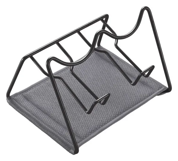 METALTEX Abtropfgestell Sodatex 2 Lava für 2 Flaschen schwarz 21x17x14 cm