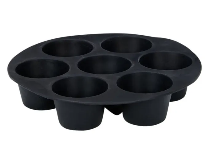 PATISSE Silikon Muffin-Backblech Air Frying Accessoires 7er 5.5 cm ø 21 cm