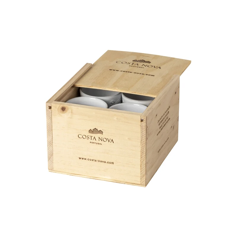 8er Set Grespresso Geschenkbox Espressotasse 70cm white keny