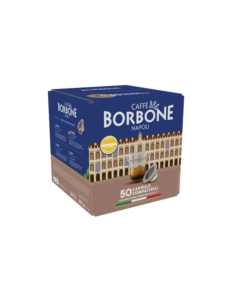 Borbone Miscela Caffè Suprema 50 Capsule Compatibile a marchio Bialetti
