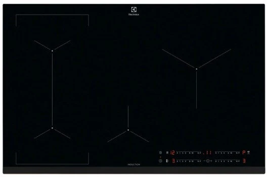 Electrolux LIL83443 Nero Da incasso 78 cm Piano cottura a induzione 4 Fornello(i)