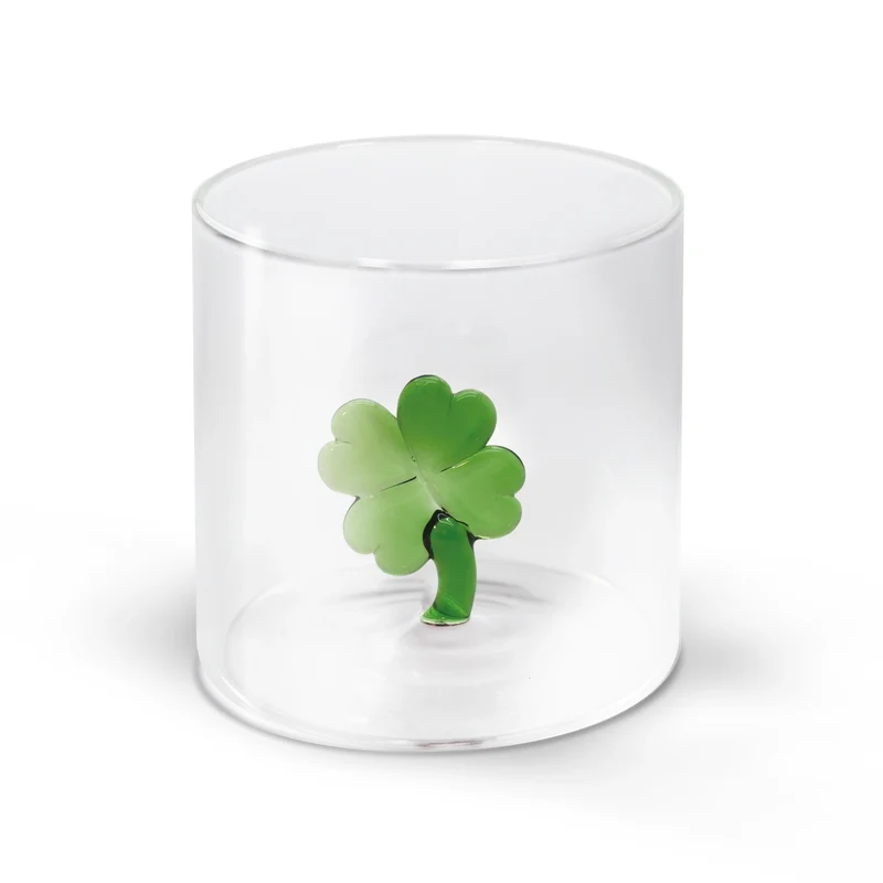 Glas aus Borosilikat 250ml Kleeblatt