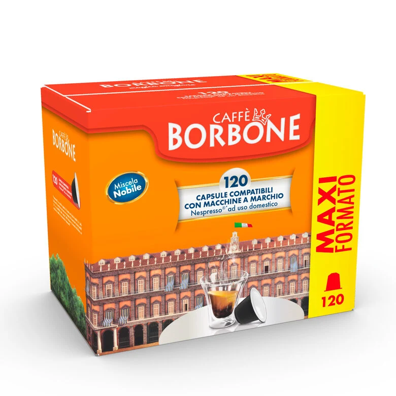 Borbone Miscela Nobile Compatibili con Nespresso Capsule caffè 120 pz