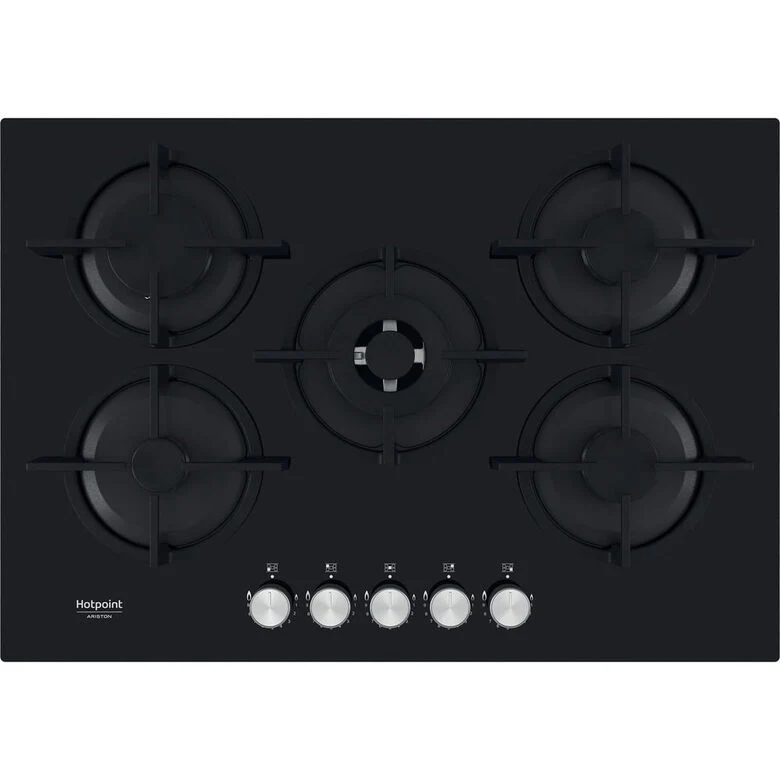Hotpoint Ariston HAGS 72S BK Piano cottura a gas