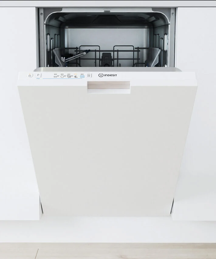 Indesit Lavastoviglie BI 45 cm classe E, 10 coperti, Push&Go, 46 dba