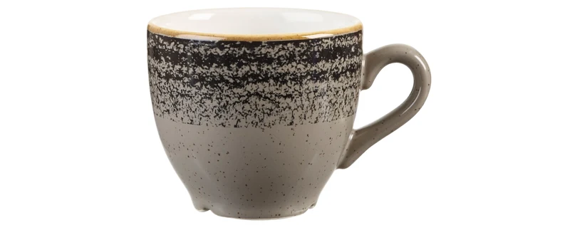 S.P. Homespun Charcoal Black Espressotasse 10cl