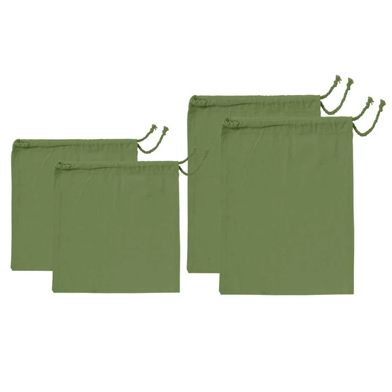Set de 4 bolsas de algodón para frutas y verduras Ladelle