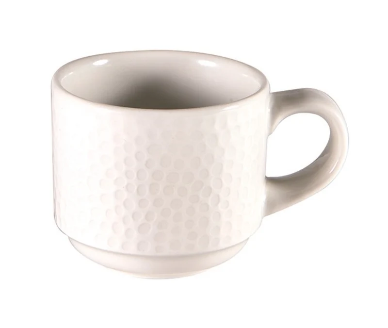 Isla White Espressotasse stapelbar 9cl