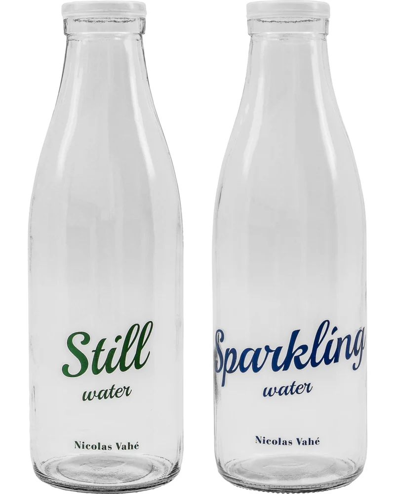 Flasche mit Deckel, NVWater, Klar