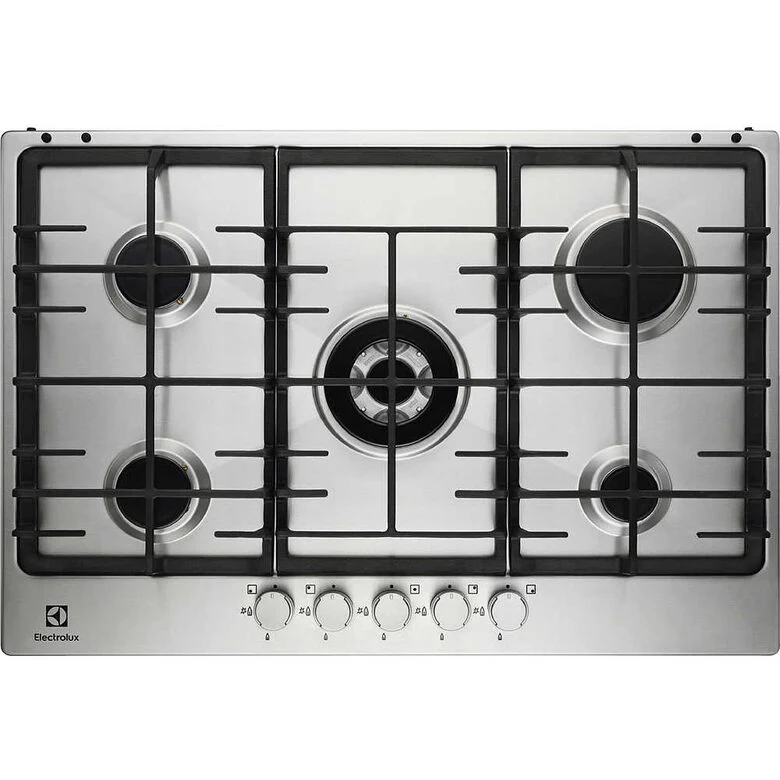 Electrolux EGG7354NOX piano cottura Acciaio inossidabile Da incasso Gas 5 Fornello(i)