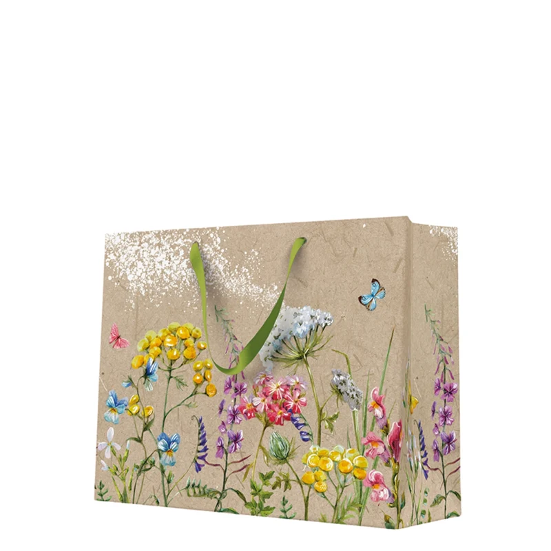 Geschenktüte Horizontal Meadow Flowers