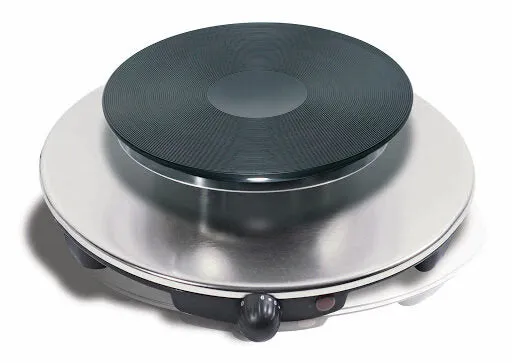 RGV JOLLY SMALL piano cottura Nero, Argento Superficie piana Piastra sigillata 1 Fornello(i)