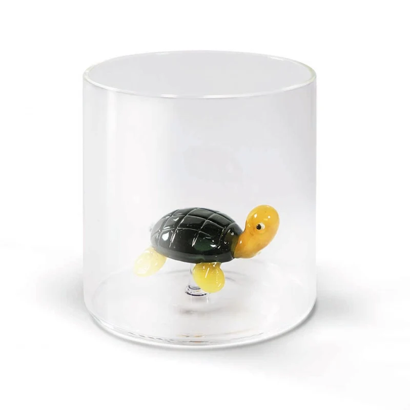 Glas aus Borosilikat 250 ml Schildkröte