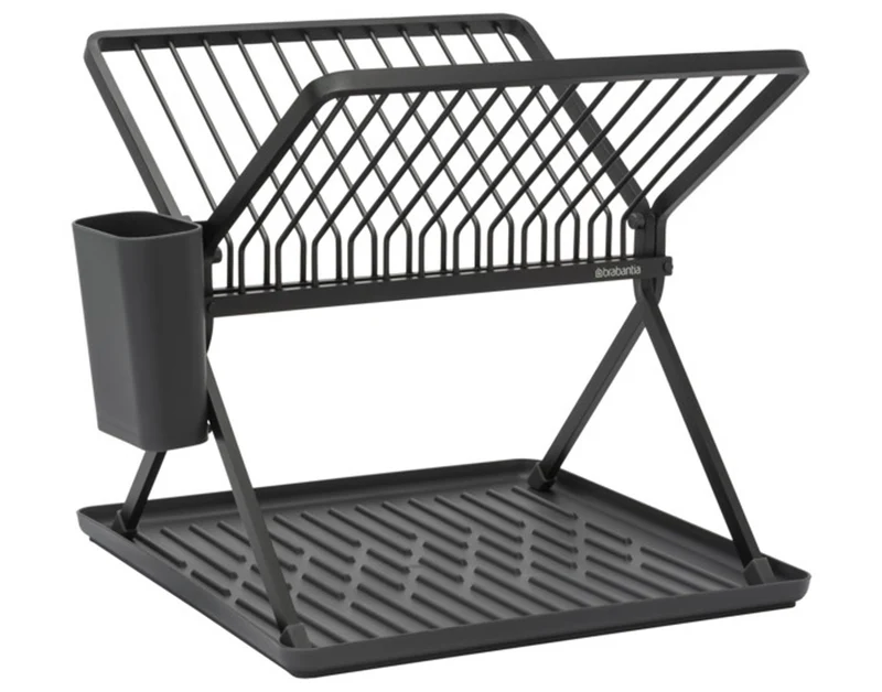BRABANTIA Abtropfständer klein faltbar SinkSide dark grey 33x37x31.5 cm