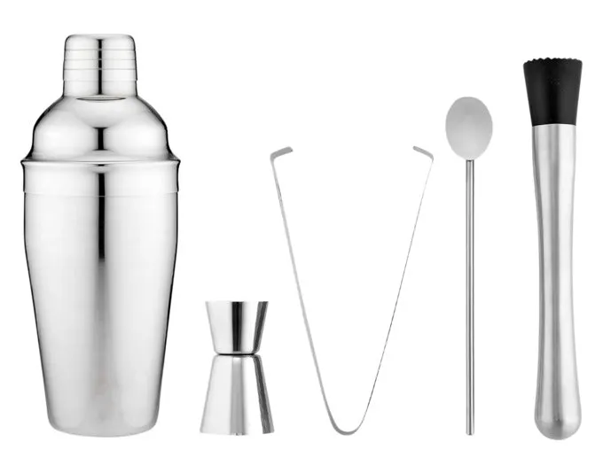 TEMPA Cocktailset 5-tlg. Aurora silver