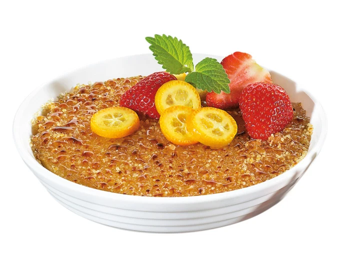 KÜCHENPROFI Crème Brûllée-Schale Burgund ø 15 cm weiss