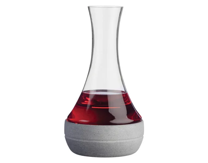 HUKKA Dekanter Carafina mit Steinsockel 1.2 l