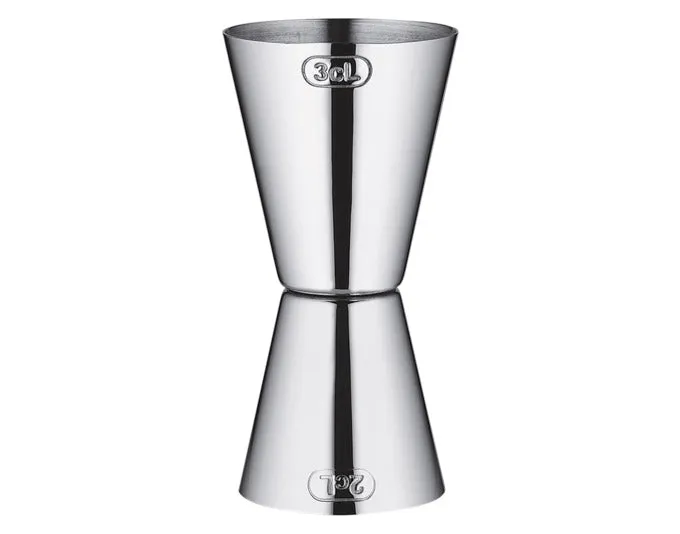 CILIO Barmass 20/40 ml Edelstahl poliert 7.5 cm