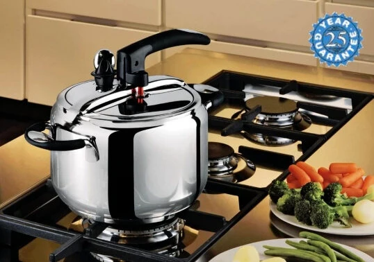 Bialetti Y0CHPP0225 pentola a pressione per piano cottura 5 L Acciaio inossidabile