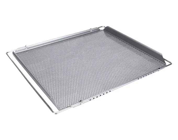 STÄDTER Herdbackblech 40x35 cm mit Lochung silber We love Baking